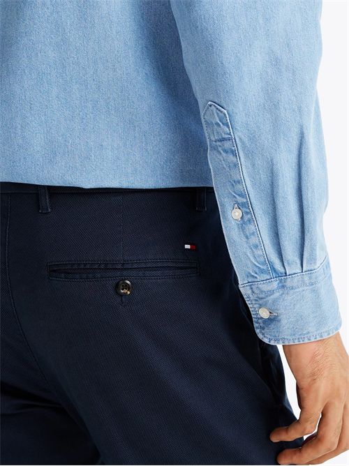 pantalone uomo blu TOMMY HILFIGER | MW0MW37714DW5